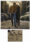 Bob Dylan Signed Album The Freewheelin Bob Dylan -- With a COA From Dylans Manager, Jeff Rosen